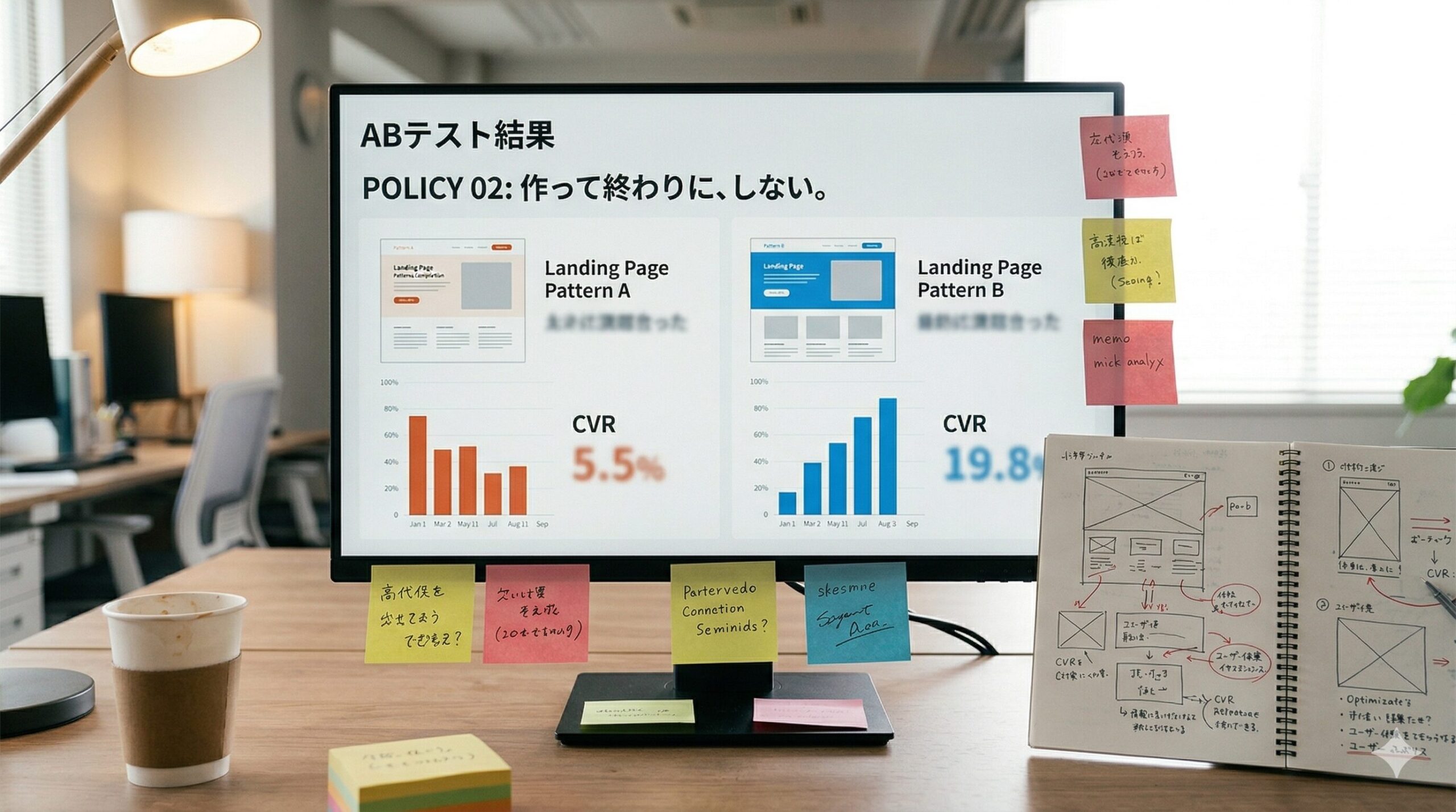 ABテストによる改善サイクル