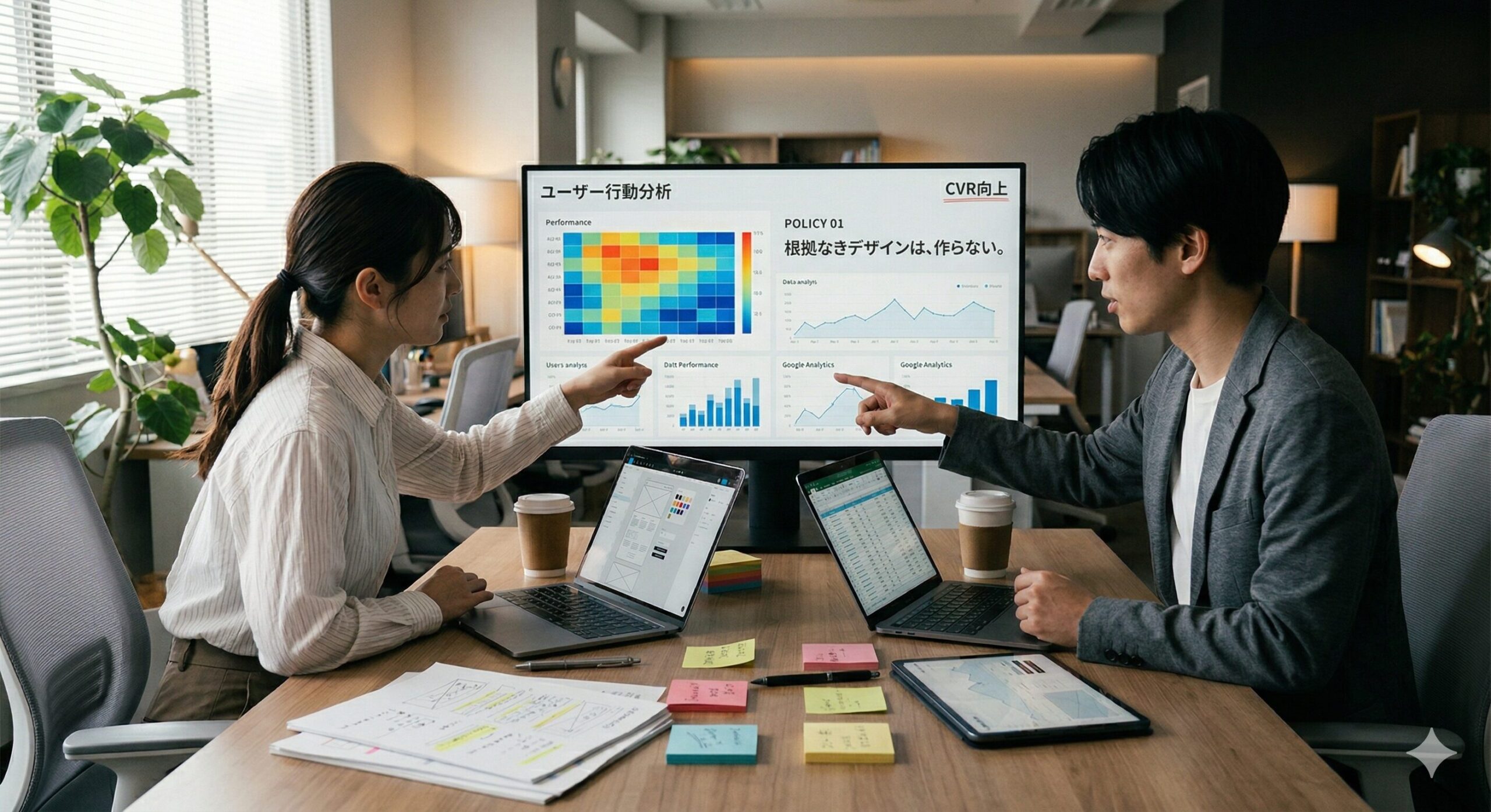 戦略資料とLP画面